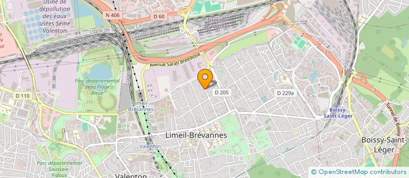 localisation de l'entreprise MAHT à LIMEIL-BREVANNES