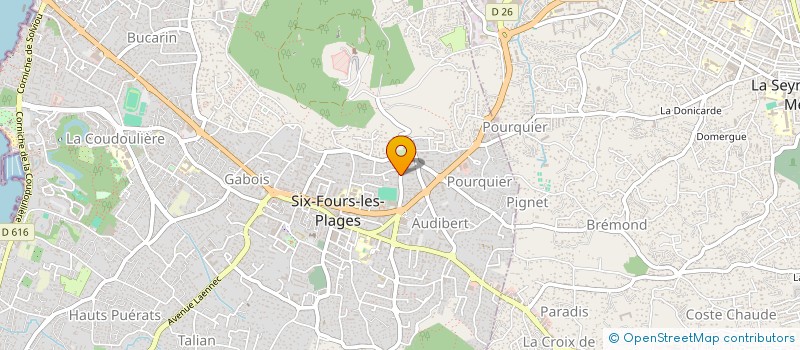localisation de l'entreprise MAHTIRI à SIX-FOURS-LES-PLAGES