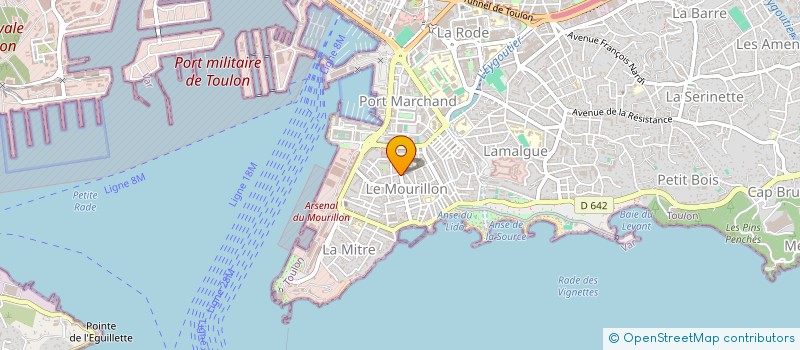 localisation de l'entreprise MAHUCA à TOULON