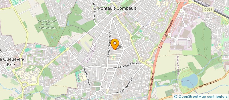 localisation de l'entreprise MAHULI VERT à PONTAULT-COMBAULT