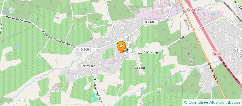 localisation de l'entreprise MAHULO  MARTILLAC