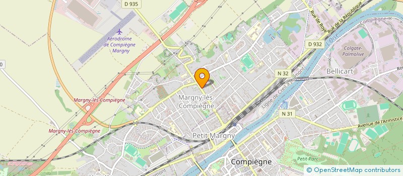 localisation de l'entreprise MAHUNO  MARGNY-LES-COMPIEGNE