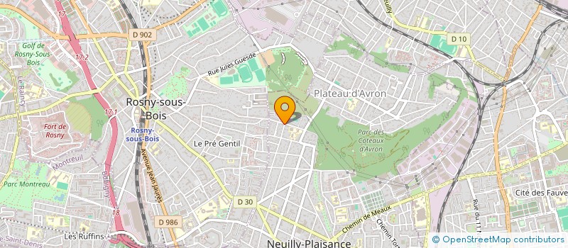 localisation de l'entreprise MAHUS PRO à NEUILLY-PLAISANCE