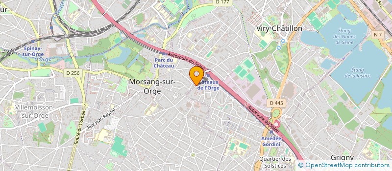 localisation de l'entreprise MAHY TRANSPORTS à VIRY-CHATILLON