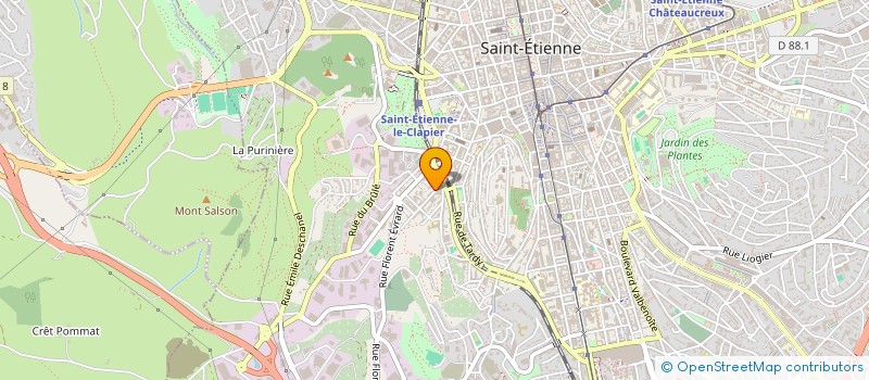 localisation de l'entreprise MAHYAN  SAINT-ETIENNE