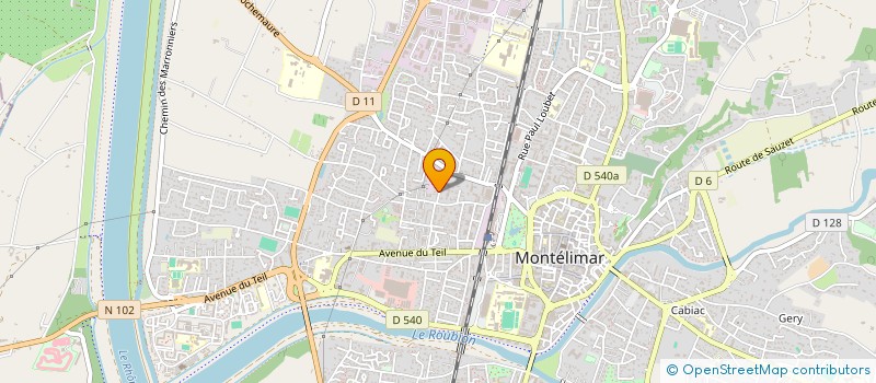localisation de l'entreprise MAI à MONTELIMAR