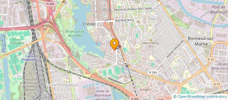 localisation de l'entreprise MAI 94  CRETEIL