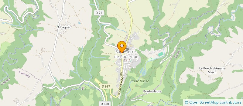 localisation de l'entreprise MAI-ANDRIEU LAURENT  SAUVETERRE-DE-ROUERGUE