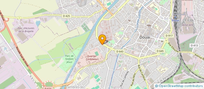 localisation de l'entreprise MAI AUTO SERVICE à DOUAI
