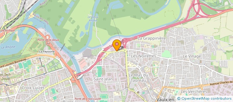 localisation de l'entreprise MAI BAT RHONE  VAULX-EN-VELIN