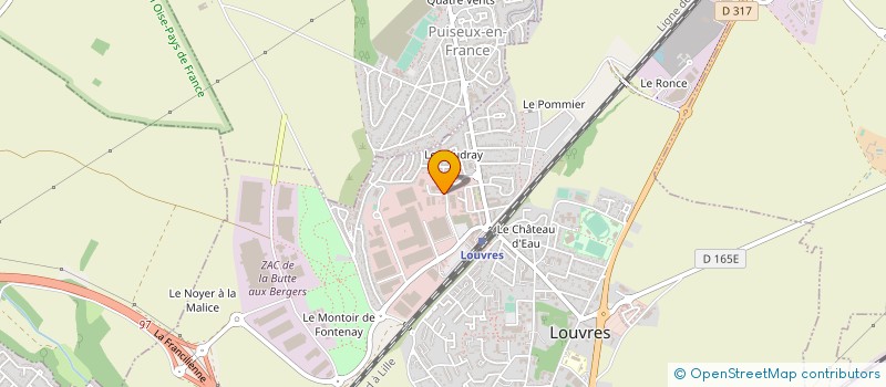 localisation de l'entreprise MAI BATIMENT à LOUVRES