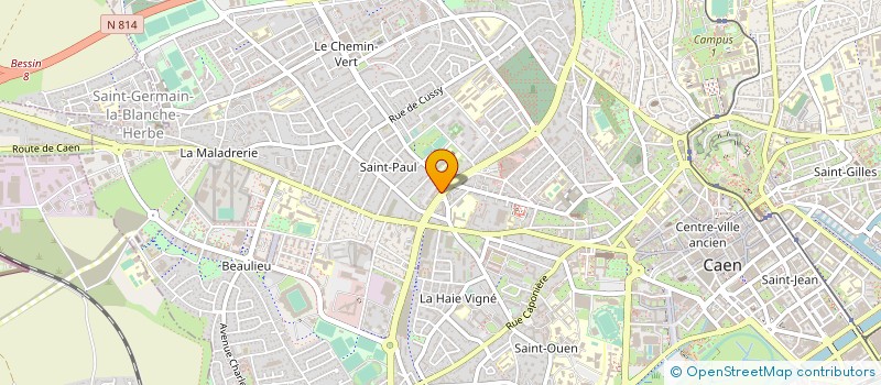 localisation de l'entreprise MAI'BE à CAEN