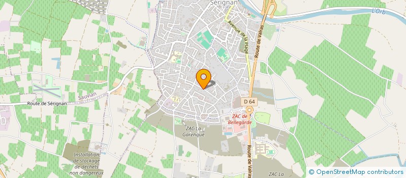 localisation de l'entreprise MAI-HOA  SERIGNAN