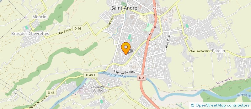 localisation de l'entreprise MAI'INVEST GROUPE à SAINT-ANDRE