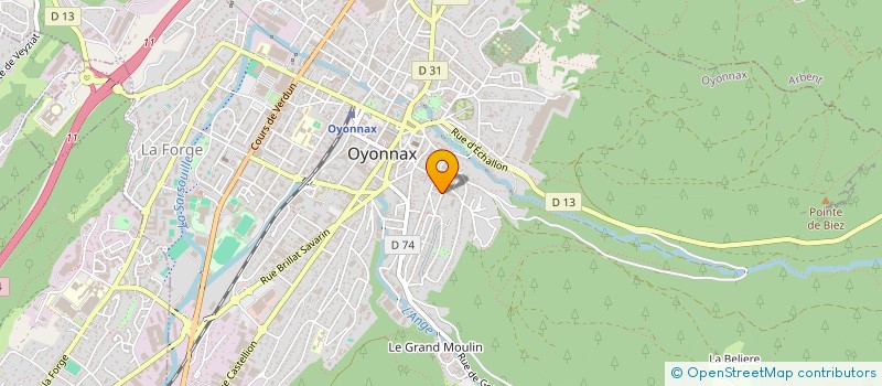 localisation de l'entreprise MAI MUAYTHAI SPORTING CLUB D'OYONNAX à OYONNAX