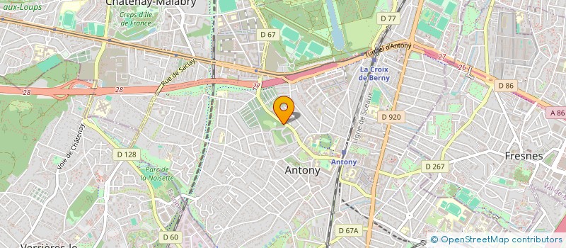 localisation de l'entreprise MAI MUSIQUE PRODUCTION à ANTONY