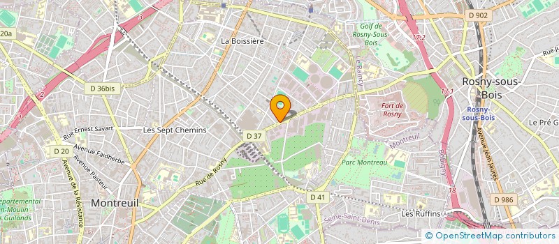 localisation de l'entreprise MAI RUI à MONTREUIL