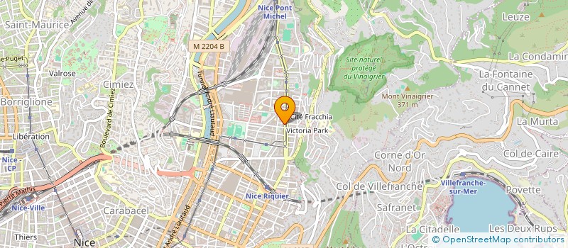 localisation de l'entreprise MAI-TRAITEUR  NICE