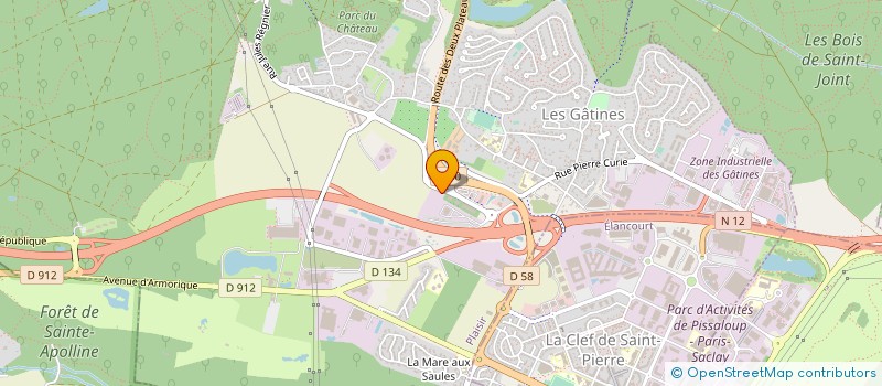 localisation de l'entreprise MAIA à PLAISIR