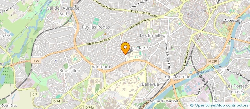 localisation de l'entreprise MAIA à LIMOGES