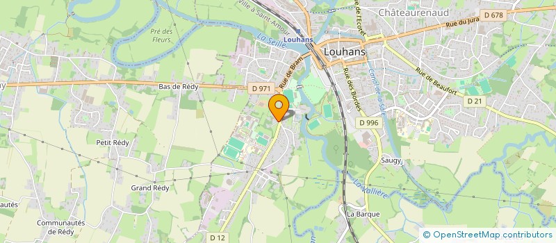localisation de l'entreprise MAIA à LOUHANS
