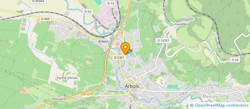 localisation de l'entreprise MAIA  ARBOIS