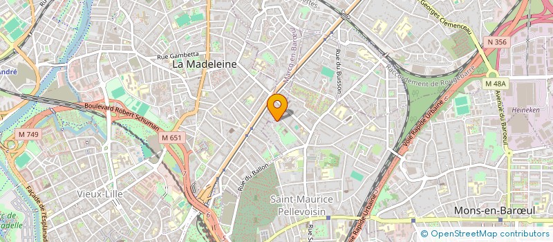 localisation de l'entreprise MAIA à LILLE