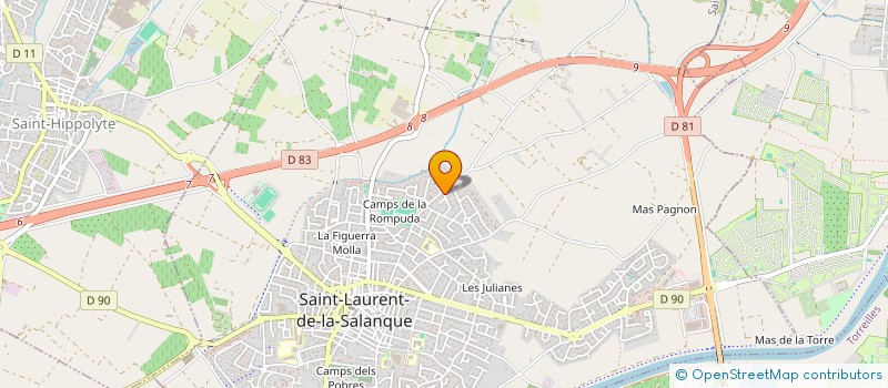 localisation de l'entreprise MAIA  SAINT-LAURENT-DE-LA-SALANQUE