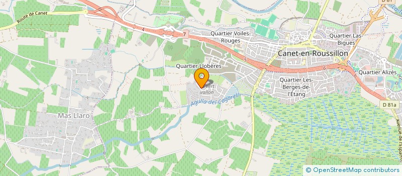 localisation de l'entreprise MAIA AGAPE STORGE  CANET-EN-ROUSSILLON