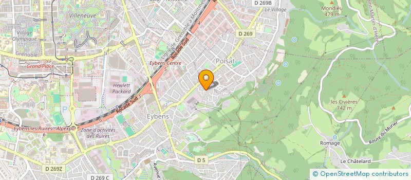 localisation de l'entreprise MAIA DEVELOPPEMENT à EYBENS