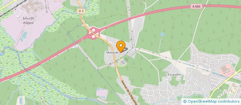 localisation de l'entreprise MAIA LAND à PESSAC