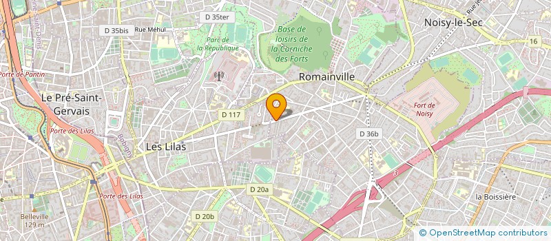 localisation de l'entreprise MAIA SHOP à ROMAINVILLE