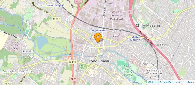 localisation de l'entreprise MAIA SOLUTIONS à LONGJUMEAU