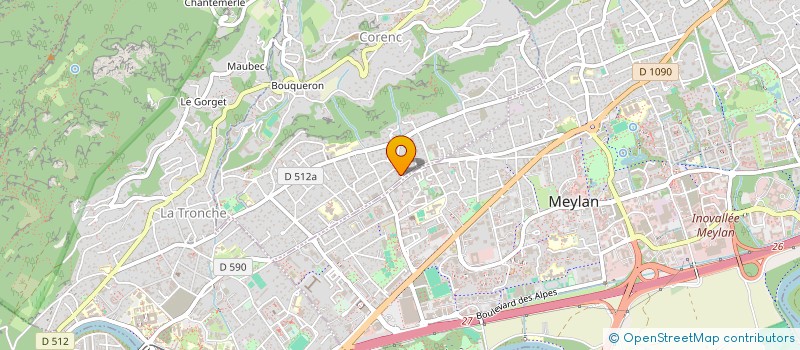 localisation de l'entreprise MAIAC  CORENC