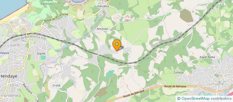 localisation de l'entreprise MAIANA  URRUGNE