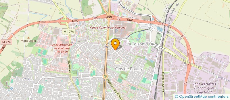 localisation de l'entreprise MAIATONIN à DIJON