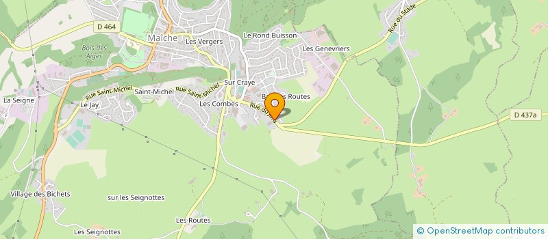 localisation de l'entreprise MAICHE MATERIAUX à MAICHE