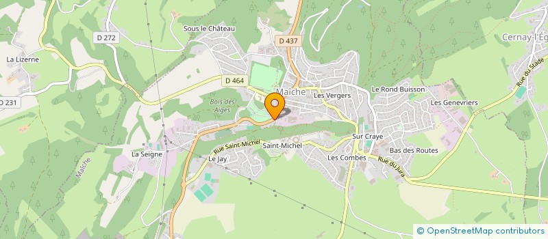 localisation de l'entreprise MAICHE PRESSING à MAICHE