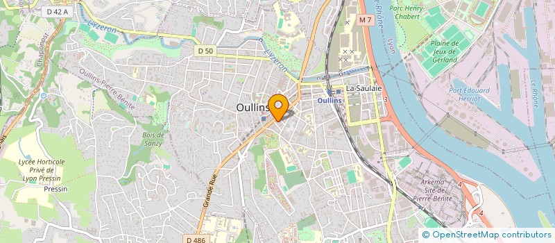 localisation de l'entreprise MAID IMMOBILIER  OULLINS