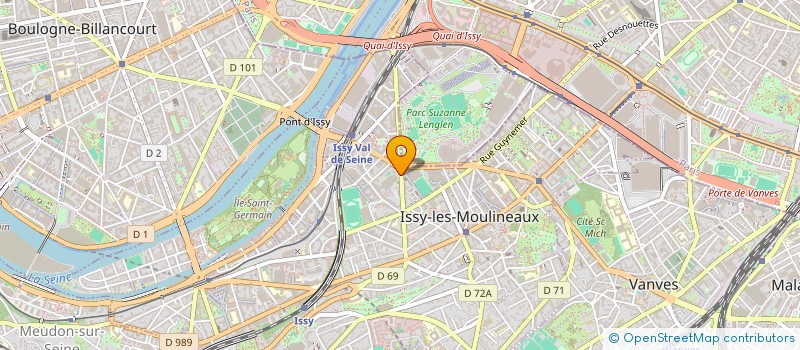 localisation de l'entreprise MAID'UP SERVICES à ISSY-LES-MOULINEAUX