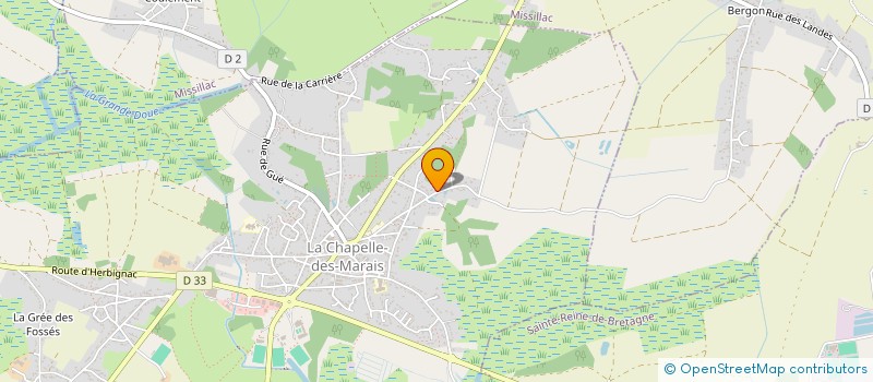 localisation de l'entreprise MAIDINE  LA CHAPELLE-DES-MARAIS