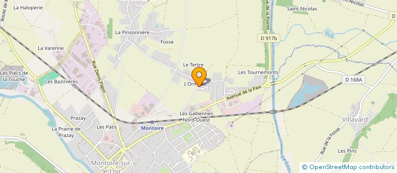 localisation de l'entreprise MAIDO à MONTOIRE-SUR-LE-LOIR