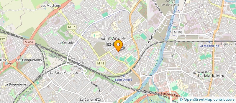 localisation de l'entreprise MAIESENS à SAINT-ANDRE-LEZ-LILLE