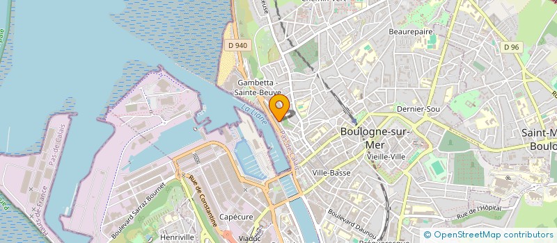 localisation de l'entreprise MAIEUTIC OPALE  BOULOGNE-SUR-MER