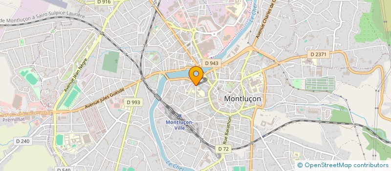 localisation de l'entreprise MAIEUTIK à MONTLUCON