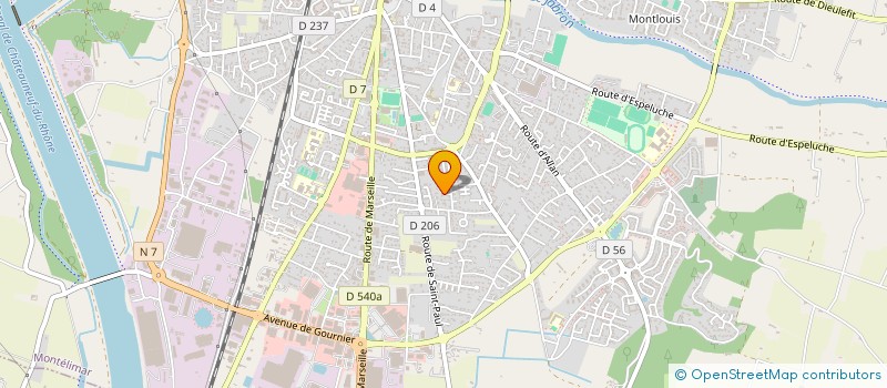 localisation de l'entreprise MAIEUTIK'HOME à MONTELIMAR