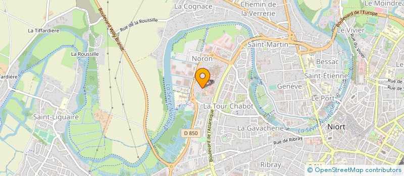 localisation de l'entreprise MAIF VIE à NIORT