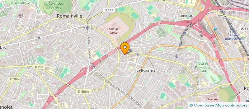 localisation de l'entreprise MAIGA GLOBAL TRADING à ROMAINVILLE