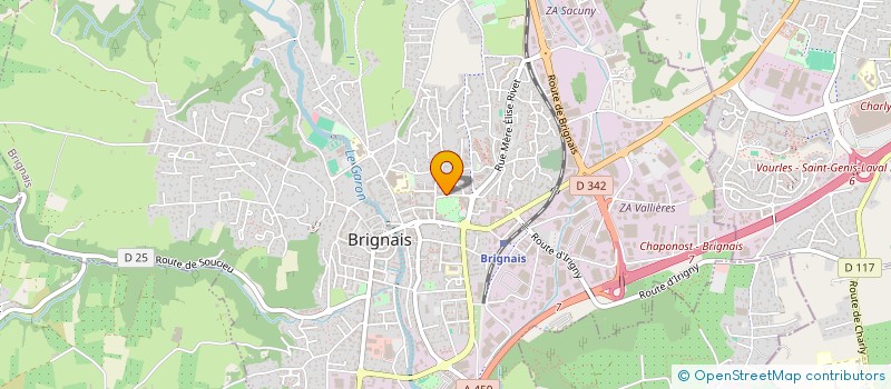 localisation de l'entreprise MAIGRET DISTRIBUTION  BRIGNAIS