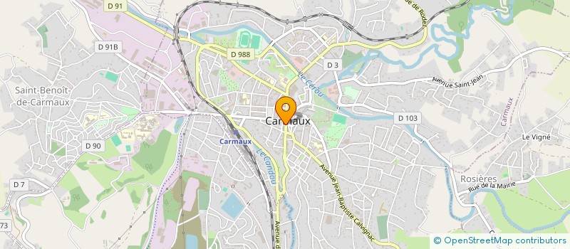 localisation de l'entreprise MAIHLILI  CARMAUX